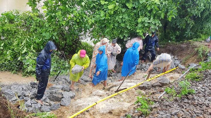 Sạt lở tuyến đường sắt Bắc – Nam qua địa phận Đà Nẵng