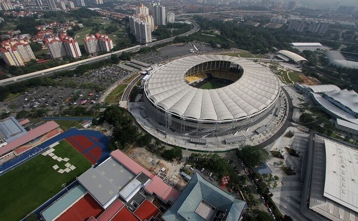 'Chảo lửa' Bukit Jalil, nơi diễn ra trận chung kết AFF Cup nhìn từ flycam