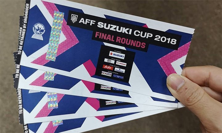 Mua được vé chung kết AFF Cup 2018, lên mạng rao bán gấp 10 lần