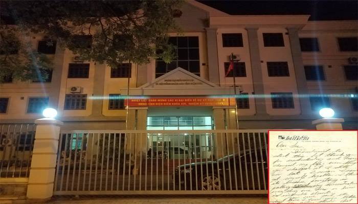 Chuyên viên HĐND tỉnh Điện Biên chết trong tư thế treo cổ ở phòng làm việc: Thư tuyệt mệnh viết gì?
