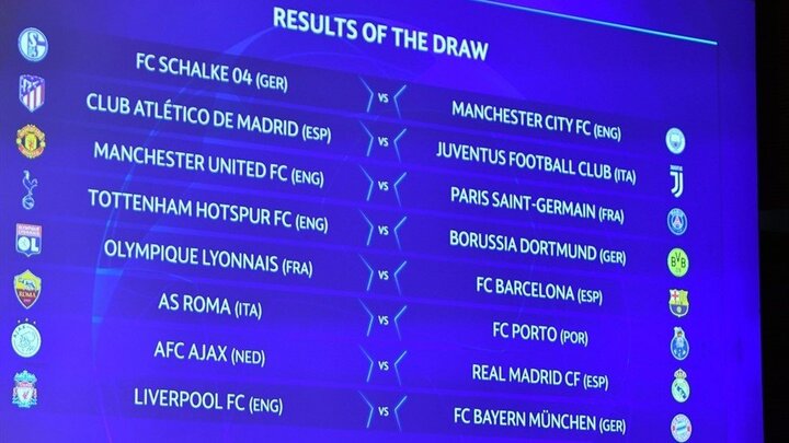 Bốc thăm vòng 1/8 Cúp C1: Tâm điểm MU vs PSG, Liverpool vs Bayern