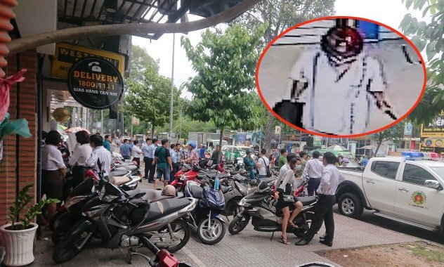 Cướp ngân hàng ở TP.HCM: Nghi phạm đốt xe máy trước khi tẩu thoát