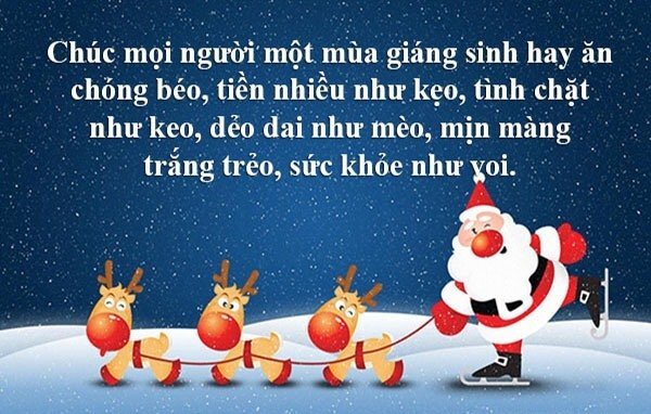 Lời chúc Giáng sinh hài hước và ý nghĩa nhất