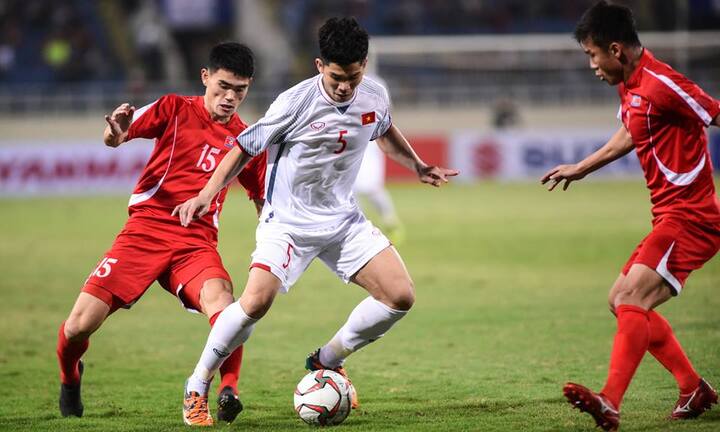 Trực tiếp Việt Nam vs CHDCND Triều Tiên: Bùi Tiến Dũng thủng lưới, Việt Nam 1-1 Triều Tiên