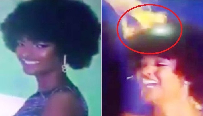 Clip: Hoa hậu châu Phi bị cháy tóc lúc đăng quang