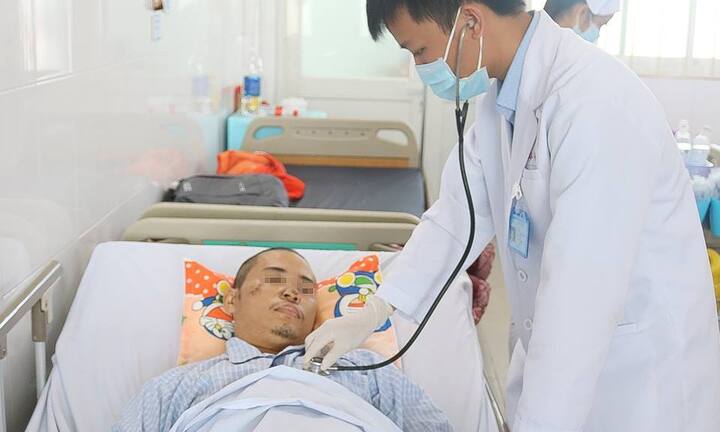 Say rượu, nam thanh niên bị tai nạn giao thông chấn thương sọ não, vỡ gan nặng