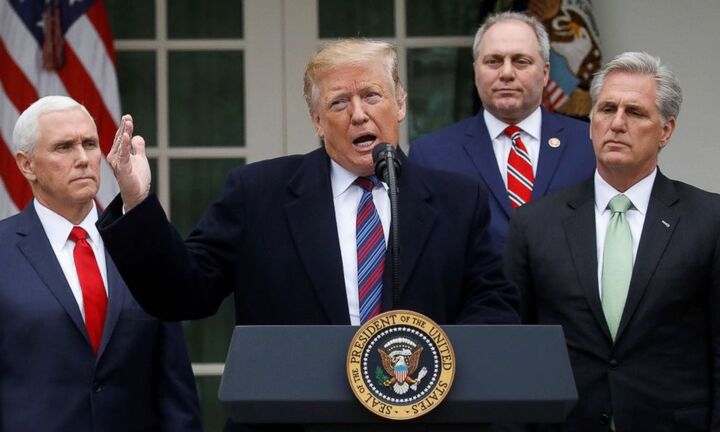 Tổng thống Trump đe dọa dùng quyền khẩn cấp để xây bức tường biên giới
