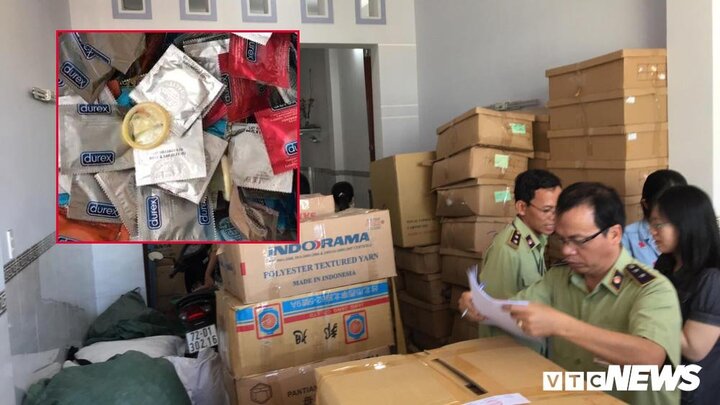Đột kích cơ sở làm giả bao cao su, gel bôi trơn cực lớn ở TP.HCM