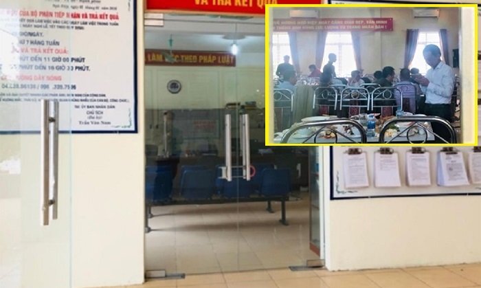 Cán bộ mở tiệc buổi sáng, chiều nghỉ làm: Lãnh đạo huyện ở Hà Nội nói gì?