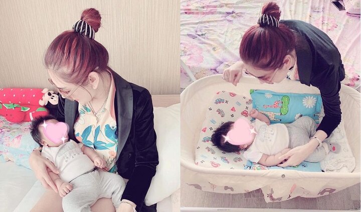 Kỷ niệm 1 năm ngày cưới, Lâm Khánh Chi khoe ảnh con đầu lòng