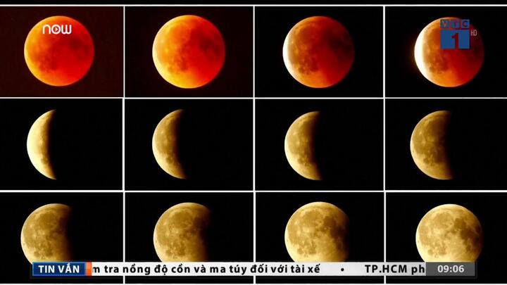 Hôm nay 21/1, siêu trăng, trăng máu, trăng sói xuất hiện đồng thời