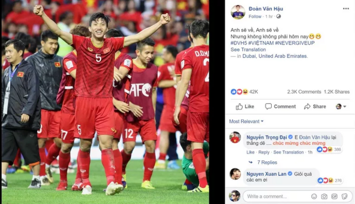 Báo châu Á mê mệt trào lưu 'Anh sẽ về nhưng không phải hôm nay' của tuyển Việt Nam