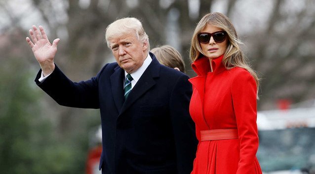 Vợ chồng Tổng thống Mỹ Donald Trump cùng nhận đề cử Mâm xôi vàng