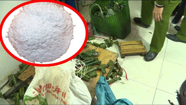 Clip: Bắt quả tang cơ sở dùng hàn the sản xuất giò ở Hà Nội