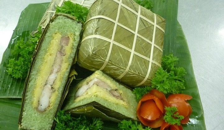 Biến tấu bánh chưng cốm dẻo thơm độc đáo cho ngày Tết