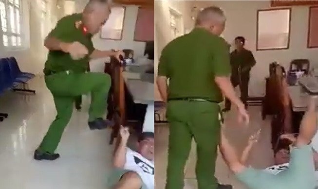 Tạm đình chỉ cán bộ công an 'dùng chân tác động' vào người dân ở Phú Yên