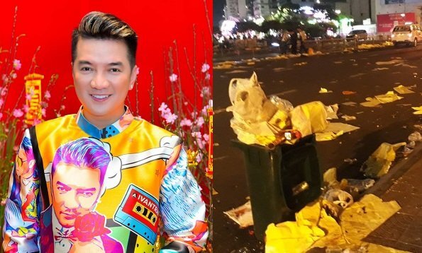 Đàm Vĩnh Hưng bức xúc trước hành động xả rác bừa bãi đêm Giao thừa