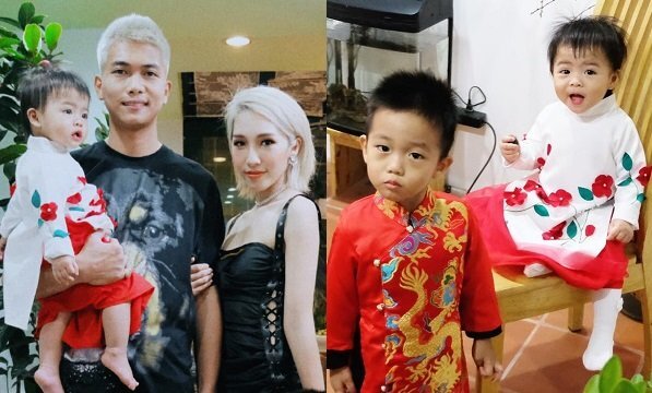 Mùng 1 Tết, Big Daddy bất ngờ công khai gia đình hạnh phúc cùng Emily và 2 con cực đáng yêu