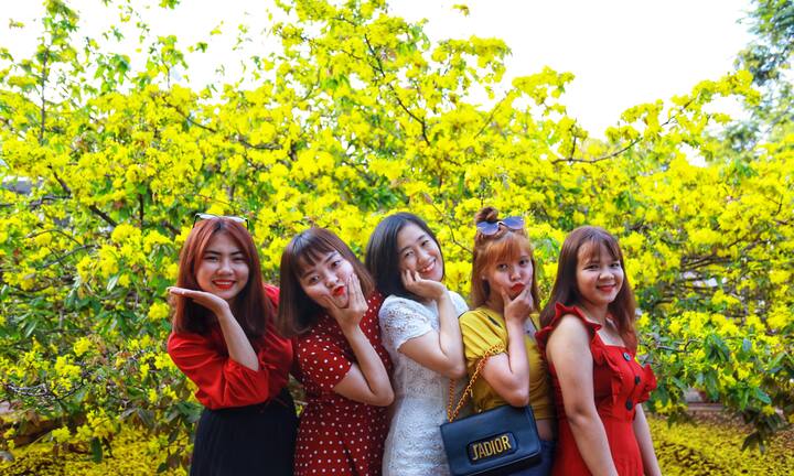 'Cụ mai' 55 tuổi, giá hơn 2 tỷ đồng thu hút hàng nghìn người đến chụp ảnh ngày đầu năm