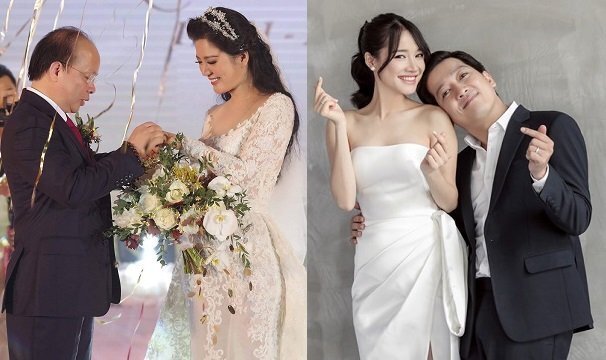 Vợ chồng mới cưới Đinh Hiền Anh - Thứ trưởng Bộ Tài chính, Trường Giang - Nhã Phương đón Valentine ra sao?