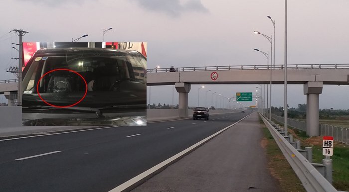 Truy tìm những kẻ ném đá vỡ kính ô tô trên cao tốc Hạ Long – Hải Phòng