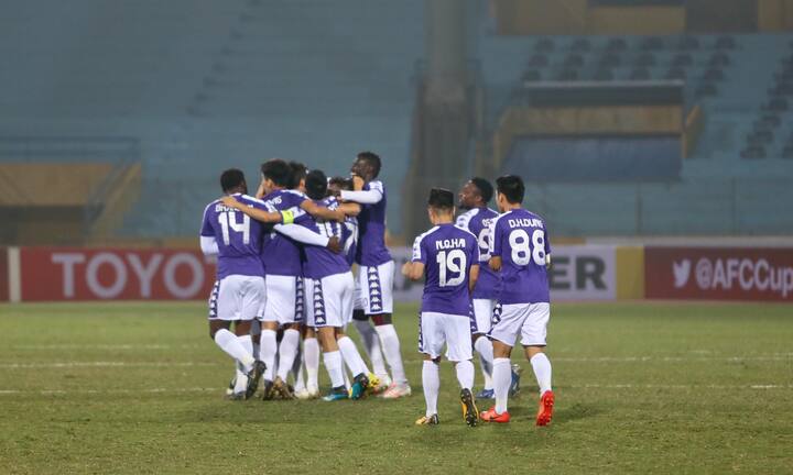 2 siêu phẩm 'dội bom' ở cúp C2 châu Á của cầu thủ Hà Nội FC