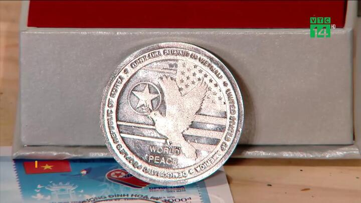 500.000 đồng một đồng xu bạc kỷ niệm thượng đỉnh Mỹ - Triều