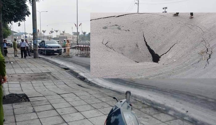 'Hố tử thần’ xuất hiện trên quốc lộ 18 qua TP Cẩm Phả, Quảng Ninh được xử lý ra sao?