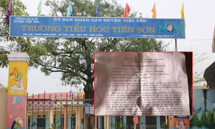 Bị tố dâm ô 13 học sinh tiểu học ở Bắc Giang: Thầy giáo tường trình gì?