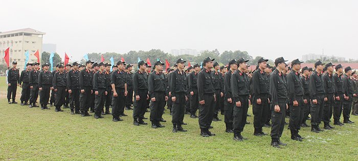 Hàng nghìn chiến sỹ công an ra quân Tháng Thanh niên 2019