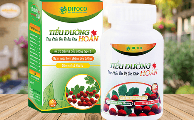 Thực phẩm bảo vệ sức khỏe Tiểu đường hoàn bị ngừng sản xuất và lưu hành sử dụng