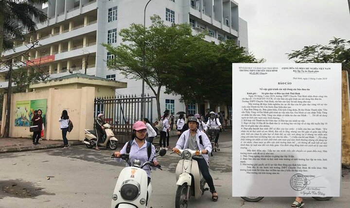 Thầy giáo nhắn tin 'gạ tình' nữ sinh cấp 3 ở Thái Bình viết gì trong bản tường trình?