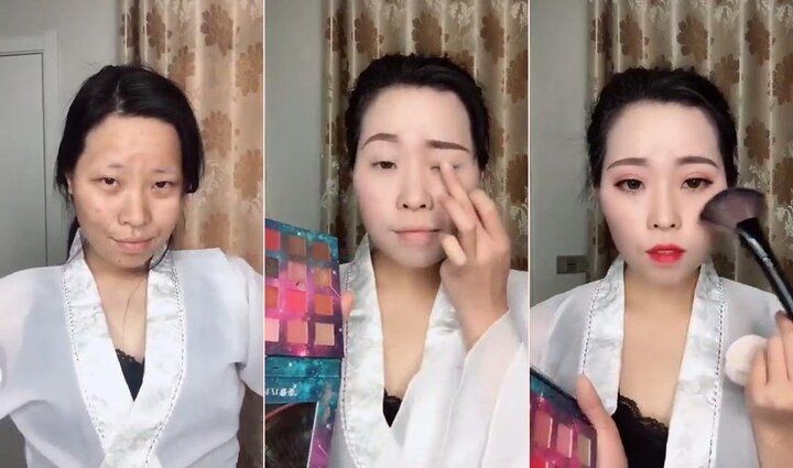 Clip: Màn lột xác ảo diệu nhờ make up khiến dân mạng kinh ngạc