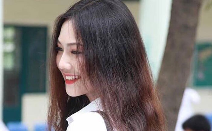 Vẻ đẹp rạng ngời của nữ sinh 17 tuổi khiến người đối diện khó rời mắt
