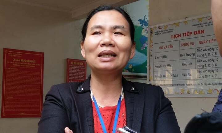 Phó hiệu trưởng mầm non Thanh Khương: 'Trò ăn gì, cô ăn nấy'