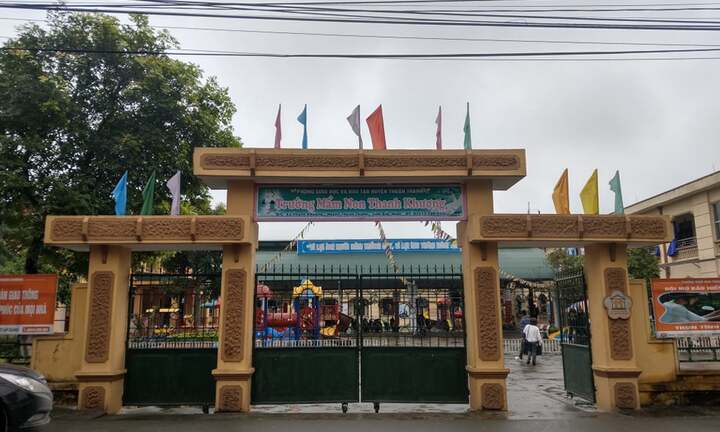 Đình chỉ người quản lý bếp ăn Trường mầm non Thanh Khương