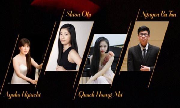 Thần đồng piano 15 tuổi Quách Hoàng Nhi biểu diễn tác phẩm Beethoven trong đêm nhạc Việt - Nhật