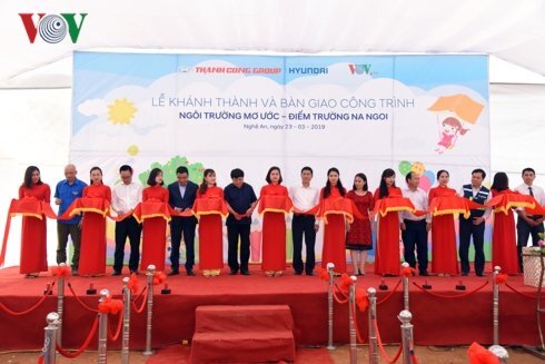 Báo điện tử VOV, Hyundai Thành Công khánh thành điểm trường ở Nghệ An