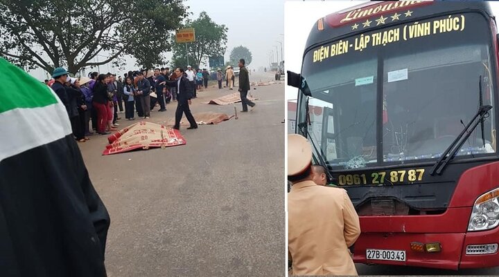 Người đàn ông thoát chết kể lại phút xe khách đâm thẳng vào đoàn người đưa tang ở Vĩnh Phúc