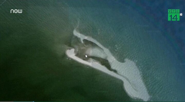 Xôn xao thông tin xuất hiện đảo cát ở biển Hội An