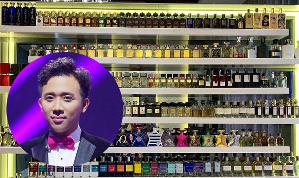 Choáng với bộ sưu tập hàng trăm chai nước hoa hàng hiệu đắt giá của Trấn Thành