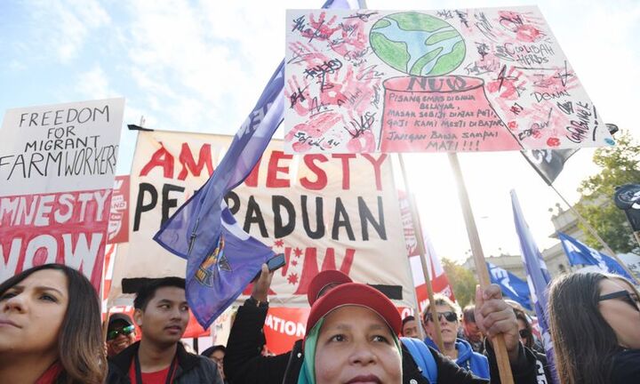 Hàng chục nghìn người Australia xuống đường tuần hành đòi tăng lương