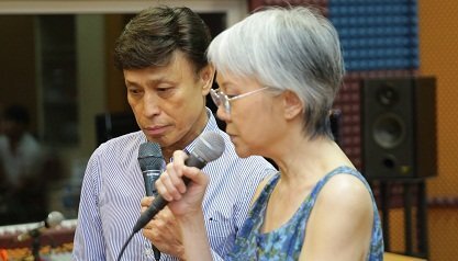 Con gái và con rể nhạc sĩ Phạm Duy tập luyện cho đêm nhạc 'Giai nhân'