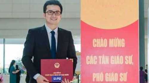 PGS trẻ nhất Việt Nam được đại học danh tiếng ở Mỹ bổ nhiệm chức danh giáo sư
