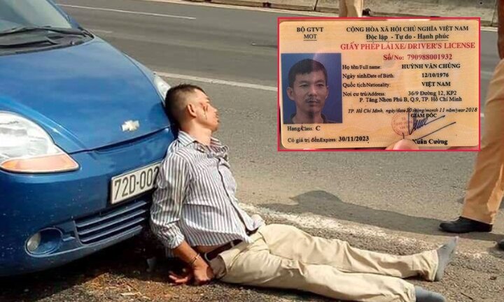 Công an đưa kẻ ép xe CSGT ở Vũng Tàu đi giám định tâm thần