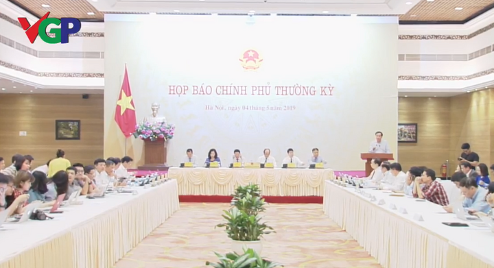 TRỰC TIẾP: Họp báo Chính phủ thường kỳ tháng 4/2019