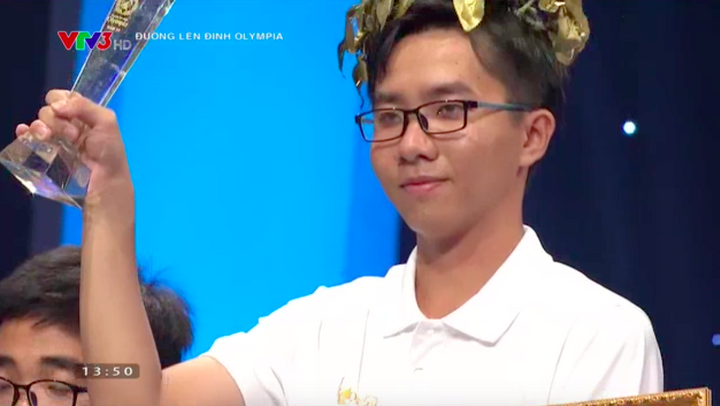 Nam sinh có điểm số kỷ lục Olympia tiếp tục giành chiến thắng ở cuộc thi tháng