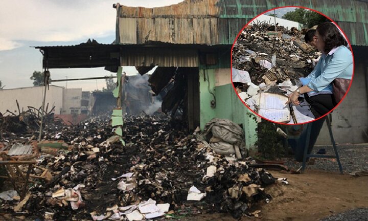 Cháy kho lưu trữ hồ sơ Trung tâm Quản lý Giao thông công cộng: Sở GTVT TP.HCM lên tiếng