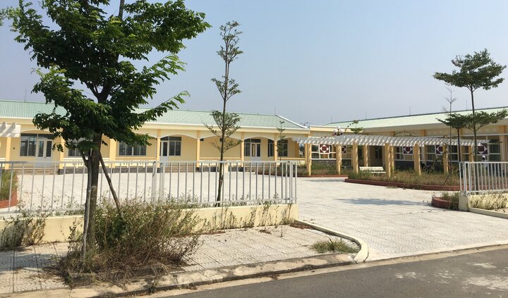 Trường mầm non hơn 6 tỷ đồng xây xong rồi 'đắp chiếu'