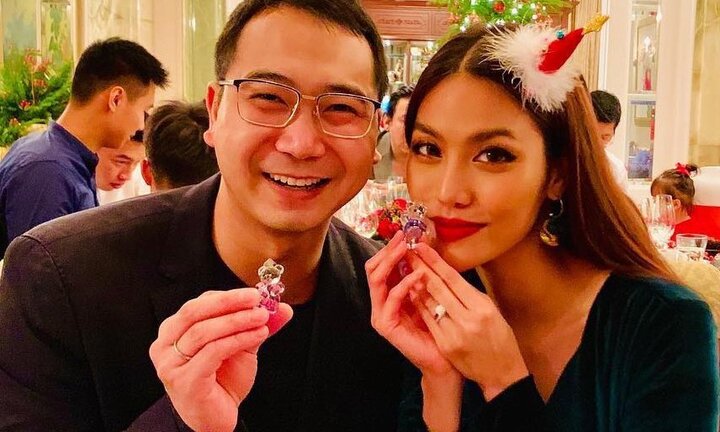 Chồng Lan Khuê hạnh phúc khoe ảnh siêu âm con đầu lòng